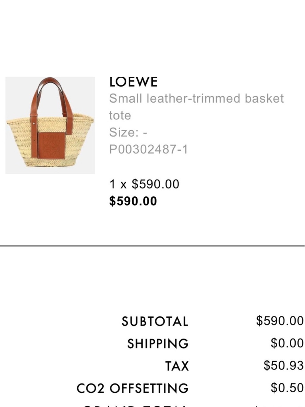 Loewe Leather-Trimmed Straw Basket Tote in Tan and Natural